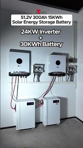 SUNC Energy Storage System：12KW inverter,15KWh lithium batteries connect by parallel#solarbattery