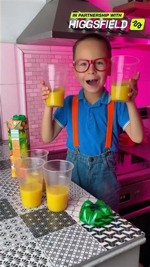 I want to share juice with my friends 🍊 Learning kindness, sharing and empathy #forkids #preschool