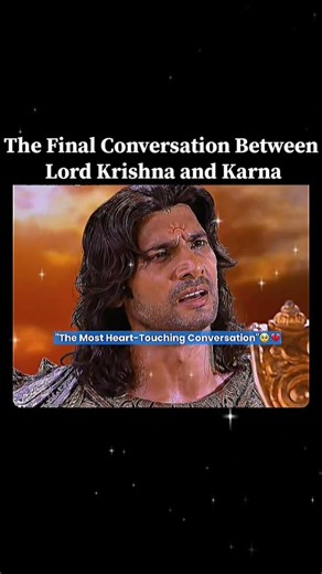 The Heart-Touching Conversation Between Lord Krishna & Karna 😢 | Mahabharata's Most Emotional Moment