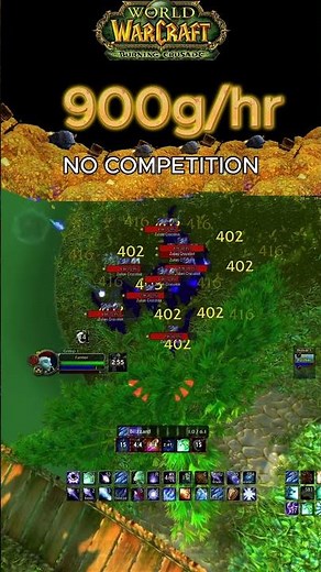 900g/hr Gold Farm That Nobody Is Using (TBC Anniversary)