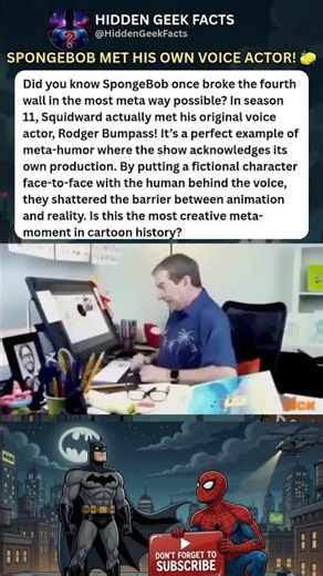 SPONGEBOB MET HIS OWN VOICE ACTOR! 🧽
