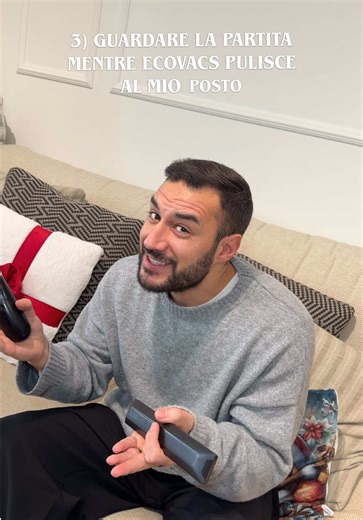 Quali sono le 3 cose di cui non potete fare a meno? Una delle mie è sicuramente il DeebotX11 di @ecovacs_italy , fa tutto al posto mio, mentre sto comodamente seduto sul divano a guardare le partite🤣 (e sicuramente pulisce meglio lui di quanto potrei mai fare io anche in un giorno intero) Ah e con Christmas Special avrete -31% di sconto fino al 25/12, io ve l’ho detto mo fate voi e correteeeeee! #DEEBOTX11 #X11OmniCyclone #ECOVACS #XtraInEveryWay #Adv