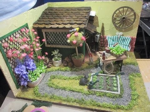My Ideal Miniature Garden/Shed Tutorial - Diorama - Part 2 - jennings644 - Teacher of All Crafts