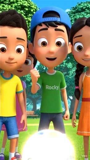 🎬 Magic Ball Adventure 🌈⚽✨#animation #cartoon