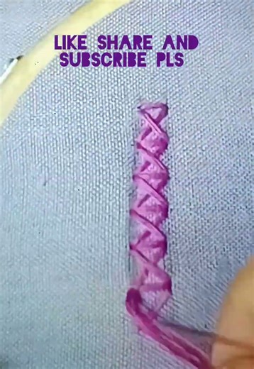 basic hand stitching #trending #handbroidery #embroiderydesigns
