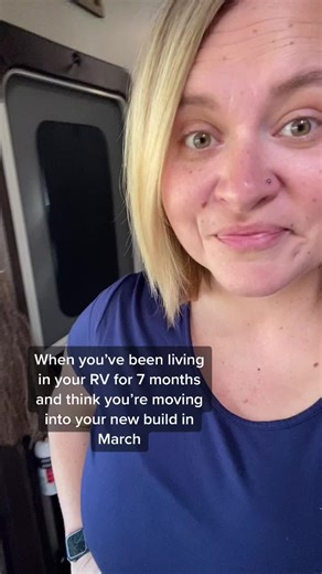 Building during 🦠 be like 🥴Glad we like our RV!😂 #newbuild #customhome #fulltimervliving #fulltimerver #camperlife #SpotifyWrapped #newbuildprobs