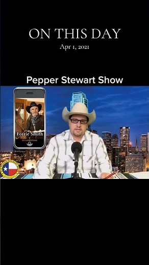 Forrie Smith from Yellowstone! See full interview on YouTube 🤠#pepperstewart #cowboys #yellowstone