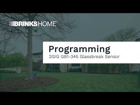 Brinks Home Glassbreak Sensor (2GIG GB1-345) - Programming to Panel