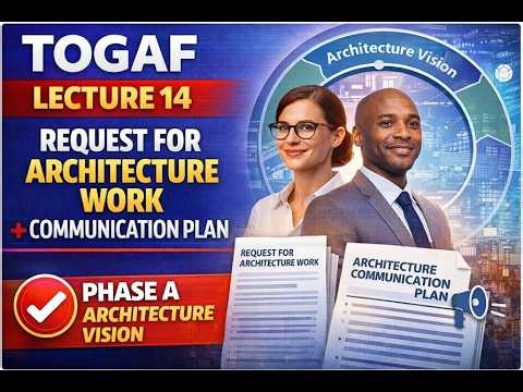 TOGAF Batch Lecture 14 Request for Architecture Work & Communication Plan Phase A