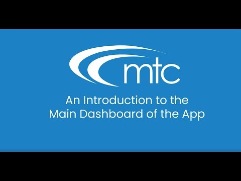 MTC Wi-Fi App: Intro to The Main Dashboard