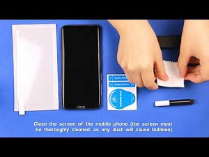 3D Glass Screen Protector Installation Instruction - 181201