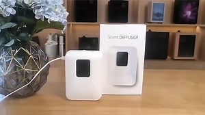 Smart App Control Wall Mount Waterless Essential Oil Diffuser Battery Operated Essential Oil Diffusion Machine