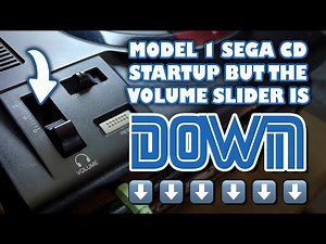 Sega CD (Model 1) Startup Theme 🔉 with the Slider ⬇ DOWN ⬇