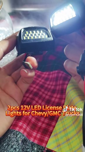 Easy Install LED License Plate Bulbs for Chevy GMC