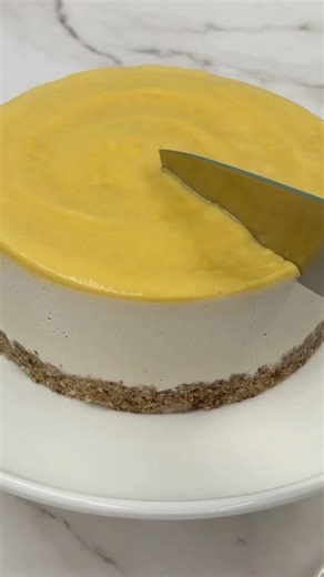 No-Bake Lemon Cheesecake | Gluten Free, Dairy-Free, Vegan-Option