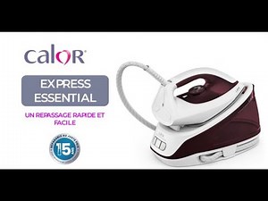 CALOR | Express Essential l'alliance parfaite entre rapidité de repassage et confort d’utilisation !