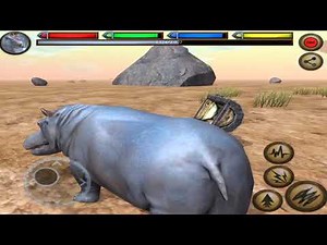 🦛Hippo VS Lion, Cheetah, Crocodile, Hyena, Elephant, Rhino, Giraffe, Gazelle, Zebra, Part 1