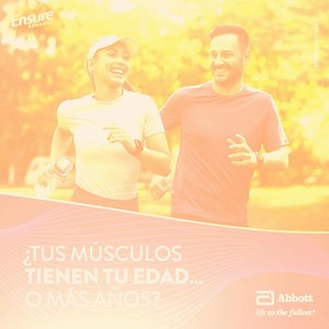 Tus músculos pueden envejecer antes que tú. Averígualo con la calculadora de edad muscular de Ensure® Advance | Ensure Latinoamérica
