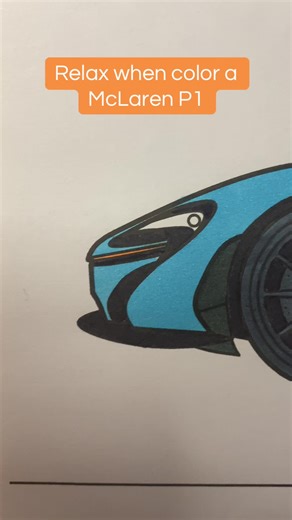 Do you like coloring car ? #coloringbook #hypercar #carlover #luxurycars #carcoloringbook