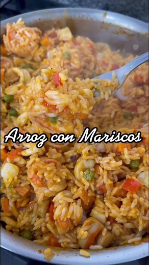 Delicioso Arroz con Mariscos - Receta Peruana