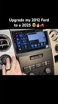 Upgrade the 2009-2014 Ford F150 radio to a 2025 head unit with CarPlay & Android Auto. #ford #f150
