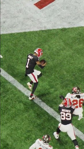 Darnell Mooney's 4th down conversion TD from Falcons Roof Cam! #nfl #football #highlights #falcons