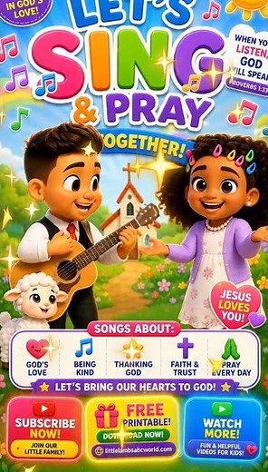 Toddler Worship Songs 🙏🎤 | Fun Christian Music for Kids