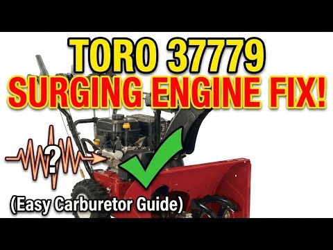 This Tiny Oversight Stopped The Snowblower Cold - Surging- Full Repair