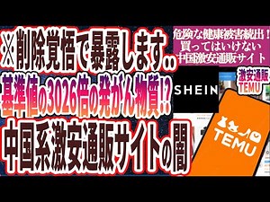 【削除覚悟で暴露!】「健康被害が続出！99％の日本人が騙されている、買ってはいけない中国系激安通販サイトの闇を暴露します」を世界一わかりやすく要約してみた【本要約】