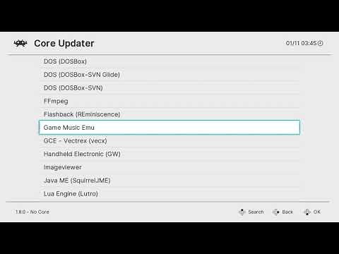 Libretro Cores Quick Look - Game Music Emulator
