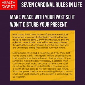 47K views · 497 reactions | Seven Cardinal Rules In Life | Health Digest | Facebook