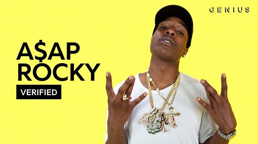 A$AP Rocky Breaks Down "Tony Tone" On Genius' Series 'Verified'