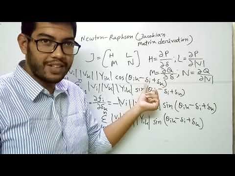 Newton Raphson Method- Jacobian Matrix Derivation