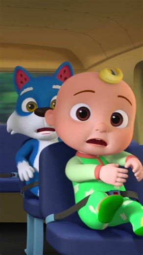 Wheels On The FAST Bus! 🏃 CoComelon Nursery Rhymes #kids #shorts