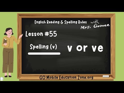 Lesson 55 English Reading & Spelling Rules