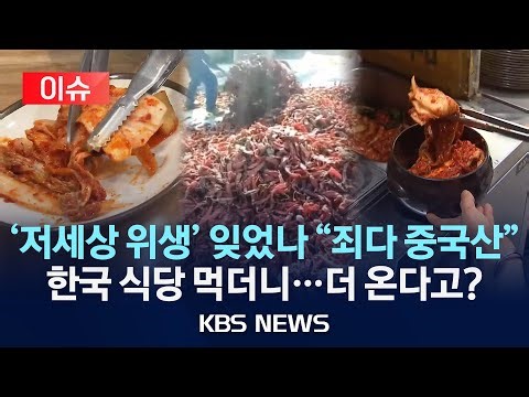 [이슈] '알몸 김치' 벌써 잊었나…중국산 김치 수입 급증, 무슨 일? /2025년 5월 19일(월)/KBS