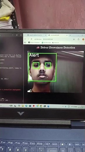 Raspberrypi driver Drowsiness detection with cam