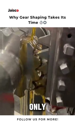 Jaisco | Motor Manufacturer🇮🇳 on Instagram: "Ever wondered why gear shaping feels slow compared to other machining? Each tooth is cut one stroke at a time — using a reciprocating cutter synchronized perfectly with the gear blank. This precision ensures flawless tooth geometry and surface finish, especially for internal gears. Though it’s slower, gear shapers trade speed for accuracy, alignment, and durability — the hallmarks of perfect gears. . . . . . . . . . . . . . . . . . . . . . . . . . .