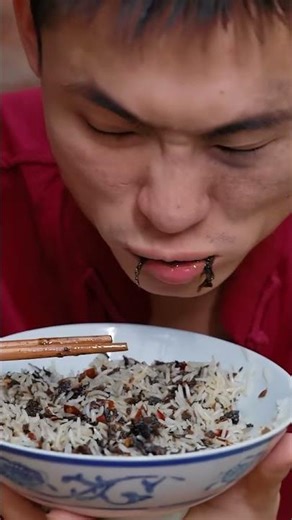 Eat delicious food while tied up丨food blind box丨eating spicy food and funny pranks