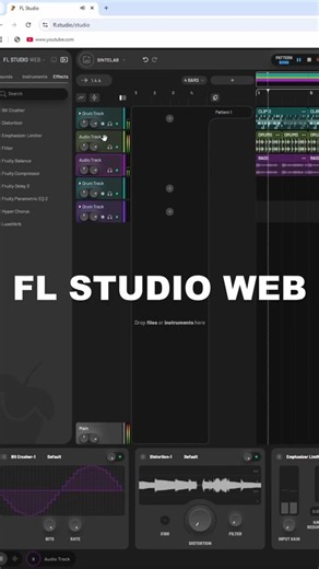 FL Studio in your browser? 🤯 And it's free! #shorts