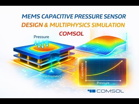 MEMS Capacitive Pressure Sensor Design and Multiphysics Simulation | COMSOL