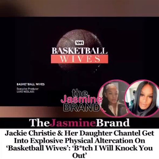 Jackie Christie and her daughter Chantel Christie’s tumultuous relationship turns physical on the next episode of ‘Basketball Wives.’ In a new trailer, Jackie and Chantel, who is a full-on cast member for the first time this season, nearly come to blows during a heated exchange. They first aired out their issues during a sit down where Jackie told Chantel, “You can’t bully anymore…calm down,” and Chantel responds, “I don’t have to do sh*t.” Later on, the two continue their conversation and Chant