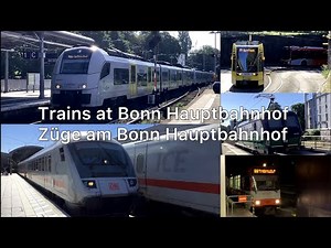 Trains at Bonn Hauptbahnhof (Bonn main station) 10/8/23