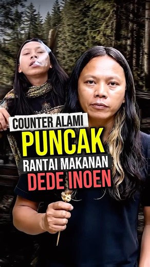 2 Counter Alami Dede Inoen si Puncak Rantai Makanan
