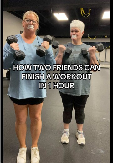 How Two Friends Can Finish a Workout in One Hour