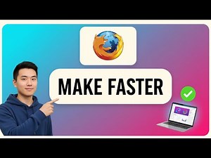 How to MAKE MOZILLA FIREFOX FASTER (Step by Step)