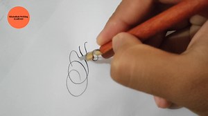 1.8K views · 69 reactions | Cursive calligraphy Letter K || How to write Cursive calligraphy Letter K #calligraphy | Sifatullah Writing Academy | Facebook