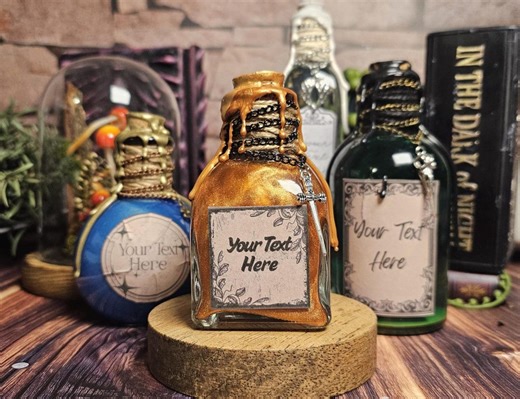 Custom Magic Potion Bottle: Fantasy Apothecary Decor - Etsy