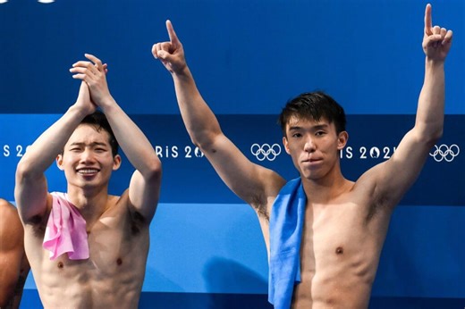 Paris Olympic Diving: Despite Push from Mexican Pair, China Stays Perfect in Men’s 3-Meter Synchro