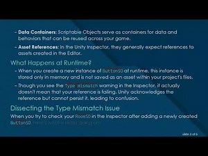 Understanding Unity Scriptable Objects Issues: A Deep Dive into Type Mismatch Errors